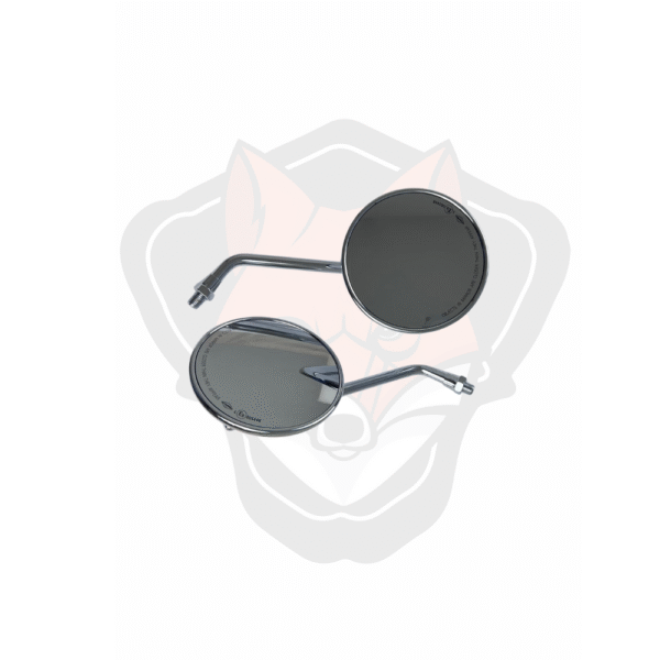 ESPEJO CHOPPER PLATEADO / Par