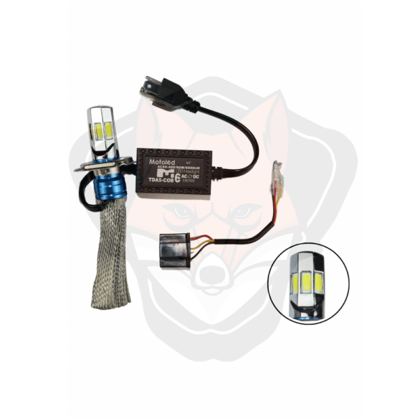 BOMBILLO MOTOLED 6000 LM CON DISIPADOR / Unidad