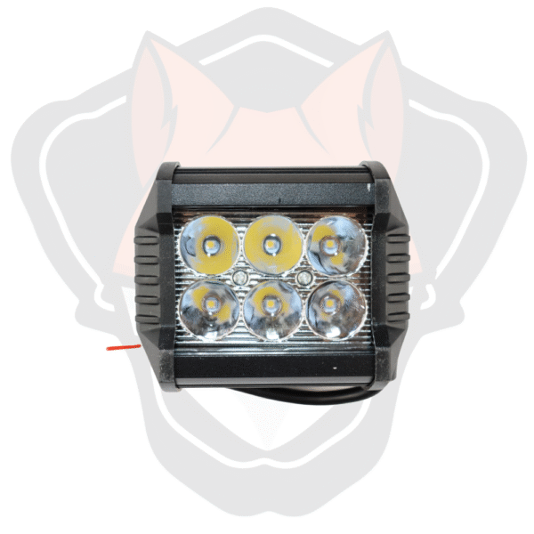 EXPLORADORA CUADRADA 6 LED BLANCA/ UND