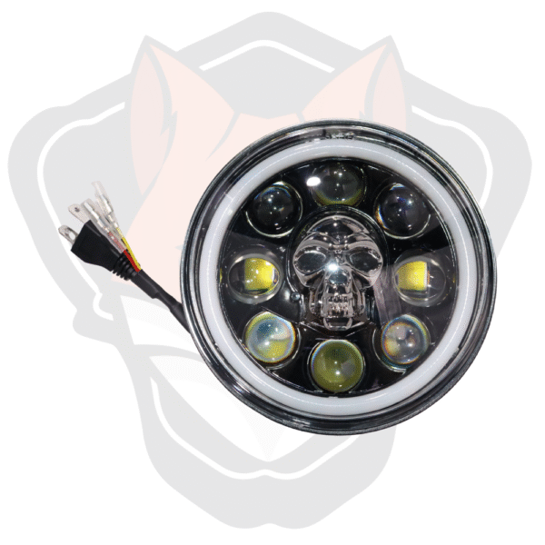 FAROLA LED REDONDA CALAVERA 5' / UND